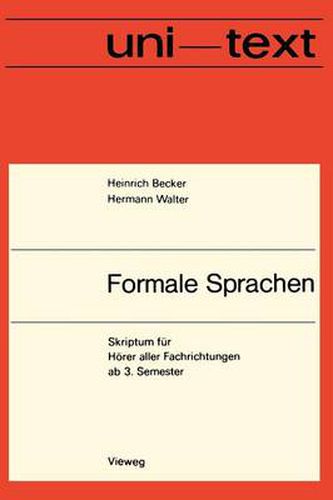 Cover image for Formale Sprachen