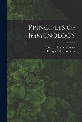 Cover image for Principles of Immunology