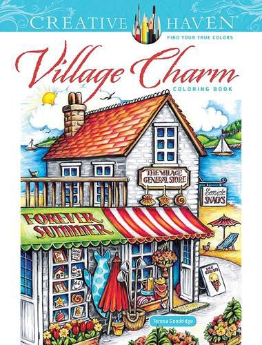 Cover image for Creative Haven Village Charm Coloring Book