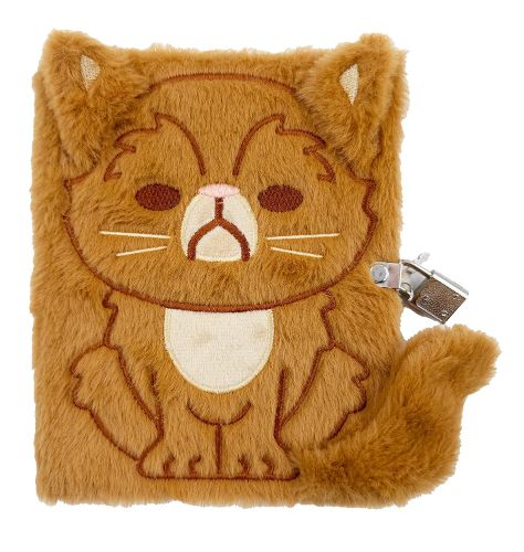 Cover image for Harry Potter: Crookshanks Plush Lock & Key Diary