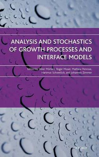 Cover image for Analysis and Stochastics of Growth Processes and Interface Models