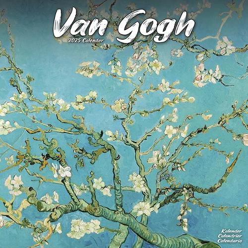 Van Gogh Calendar 2025 Square Artist Wall Calendar - 16 Month