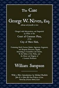 Cover image for The Case of George W. Niven, Esq.