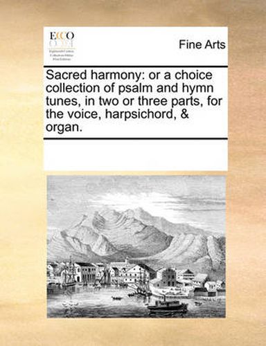 Cover image for Sacred Harmony