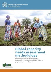Cover image for Global capacity needs assessment methodology: integrating nutrition objectives into agricultural extension and advisory services programmes and policies