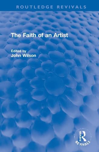 Cover image for The Faith of an Artist