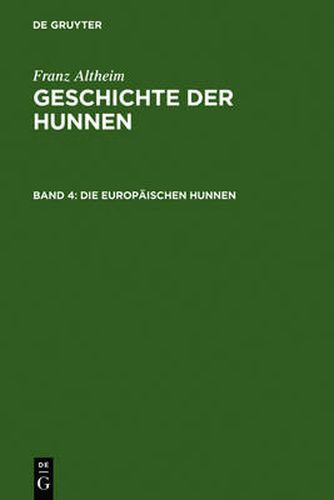 Cover image for Die europaischen Hunnen