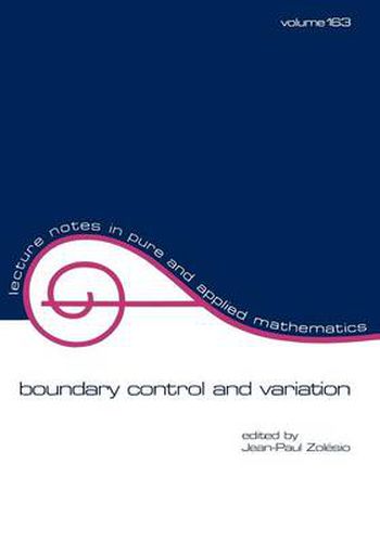 Cover image for Boundary Control and Variation