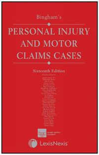 Cover image for Bingham & Berrymans' Personal Injury and Motor Claims Cases