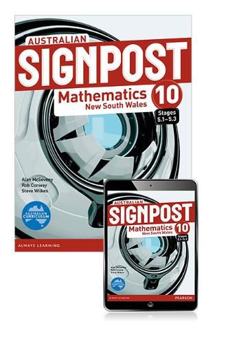 Cover image for Australian Signpost Mathematics New South Wales 10  Student Book with eBook