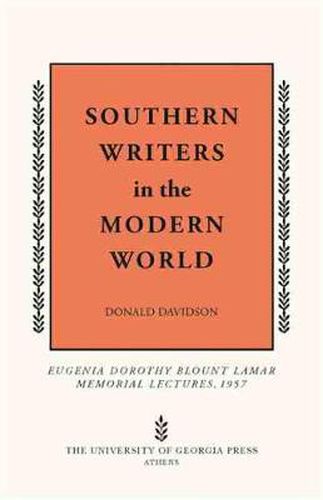 Cover image for Southern Writers in the Modern World