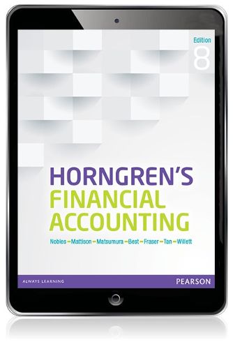 Cover image for Horngren's Financial Accounting