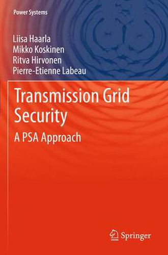 Cover image for Transmission Grid Security: A PSA Approach