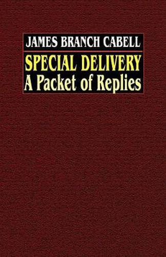 Cover image for Special Delivery: A Packet of Replies