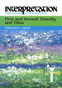 Cover image for First and Second Timothy and Titus: Interpretation