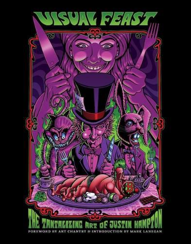 Cover image for Visual Feast: The Tantalizing Artwork of Justin Hampton