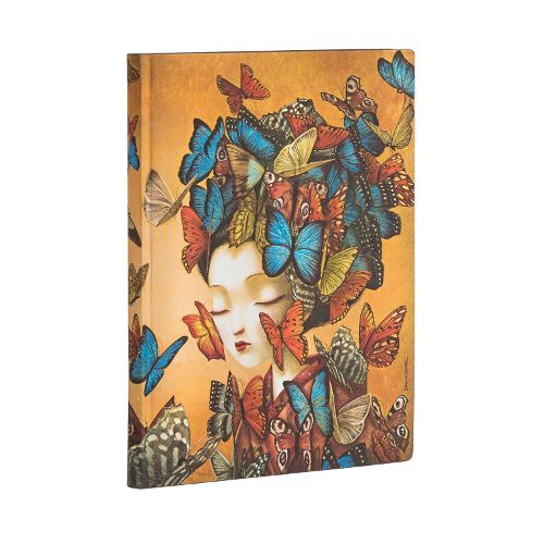 Cover image for Madame Butterfly Midi Lined Softcover Flexi Journal