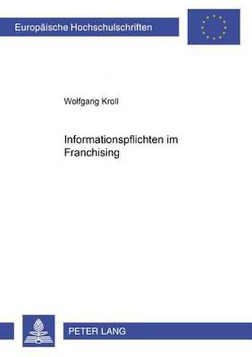 Cover image for Informationspflichten Im Franchising