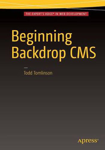 Cover image for Beginning Backdrop CMS