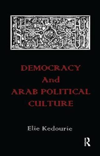 Cover image for Democracy and Arab Political Culture