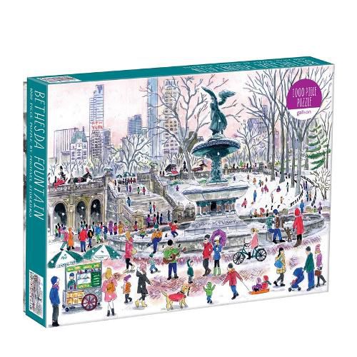 Cover image for Michael Storrings Bethesda Fountain 1000 Piece Jigsaw Puzzle