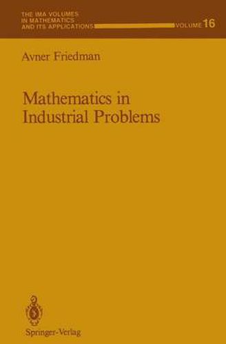 Cover image for Mathematics in Industrial Problems: Part 1