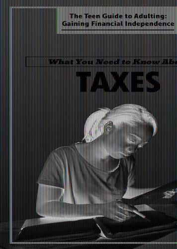 What You Need to Know about Taxes