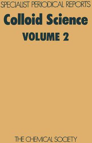 Cover image for Colloid Science: Volume 2