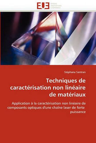 Cover image for Techniques de Caract Risation Non Lin Aire de Mat Riaux