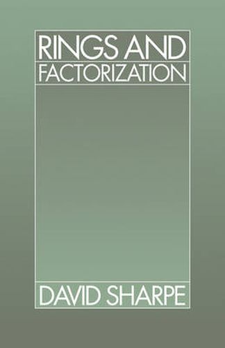 Cover image for Rings and Factorization