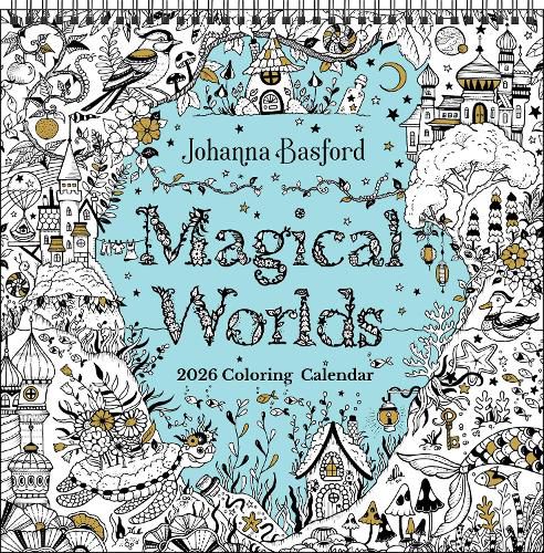 Cover image for Johanna Basford's 2026 Coloring Wall Calendar