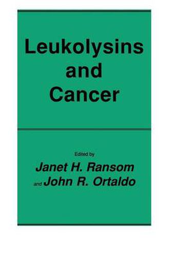 Cover image for Leukolysins and Cancer