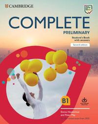 Cover image for Complete Preliminary Student's Book with Answers with Online Practice: For the Revised Exam from 2020
