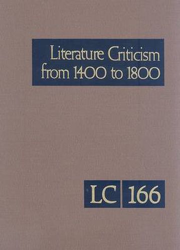 Cover image for Literature Criticism from 1400 to 1800