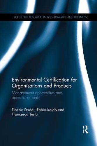 Cover image for Environmental Certification for Organisations and Products: Management approaches and operational tools