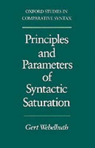 Cover image for Principles and Parameters of Syntactic Saturation