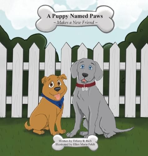 Cover image for A Puppy Named Paws Makes a New Friend