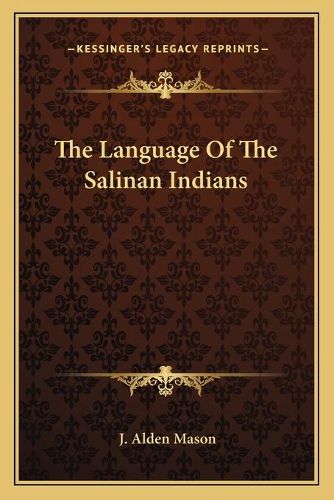 Cover image for The Language of the Salinan Indians