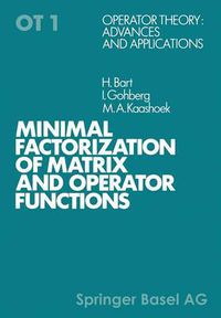 Cover image for Minimal Factorization of Matrix and Operator Functions