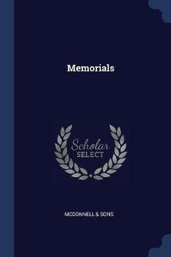 Cover image for Memorials