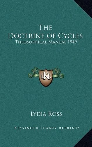 Cover image for The Doctrine of Cycles: Theosophical Manual 1949