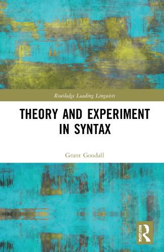 Cover image for Theory and Experiment in Syntax