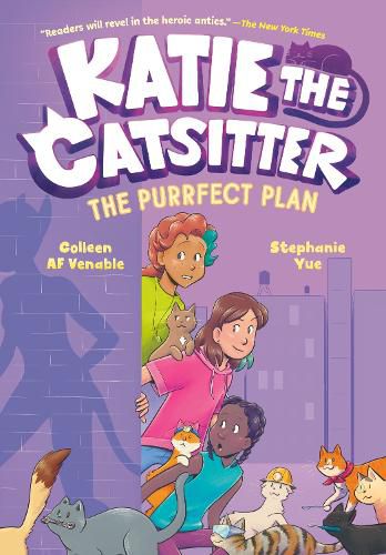 Cover image for Katie the Catsitter 4: The Purrfect Plan: A Graphic Novel