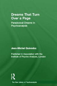 Cover image for Dreams That Turn Over a Page: Paradoxical Dreams in Psychoanalysis