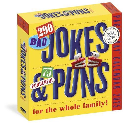 290 Bad Jokes & 75 Punderful Puns Page-A-Day (R) Calendar 2025