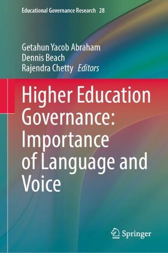 Cover image for Higher Education Governance: Importance of Language and Voice