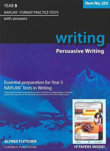 Cover image for Year 5 Writing: NAPLAN-format Practice Tests with Answers