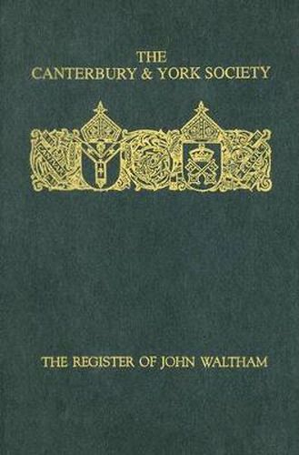 Cover image for Register of John Waltham, Bishop of Salisbury 1388-1395