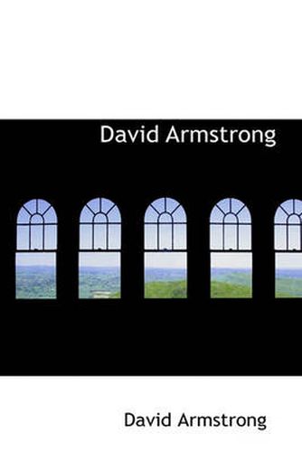 Cover image for David Armstrong