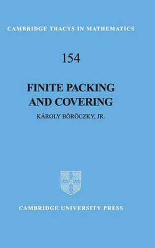 Cover image for Finite Packing and Covering